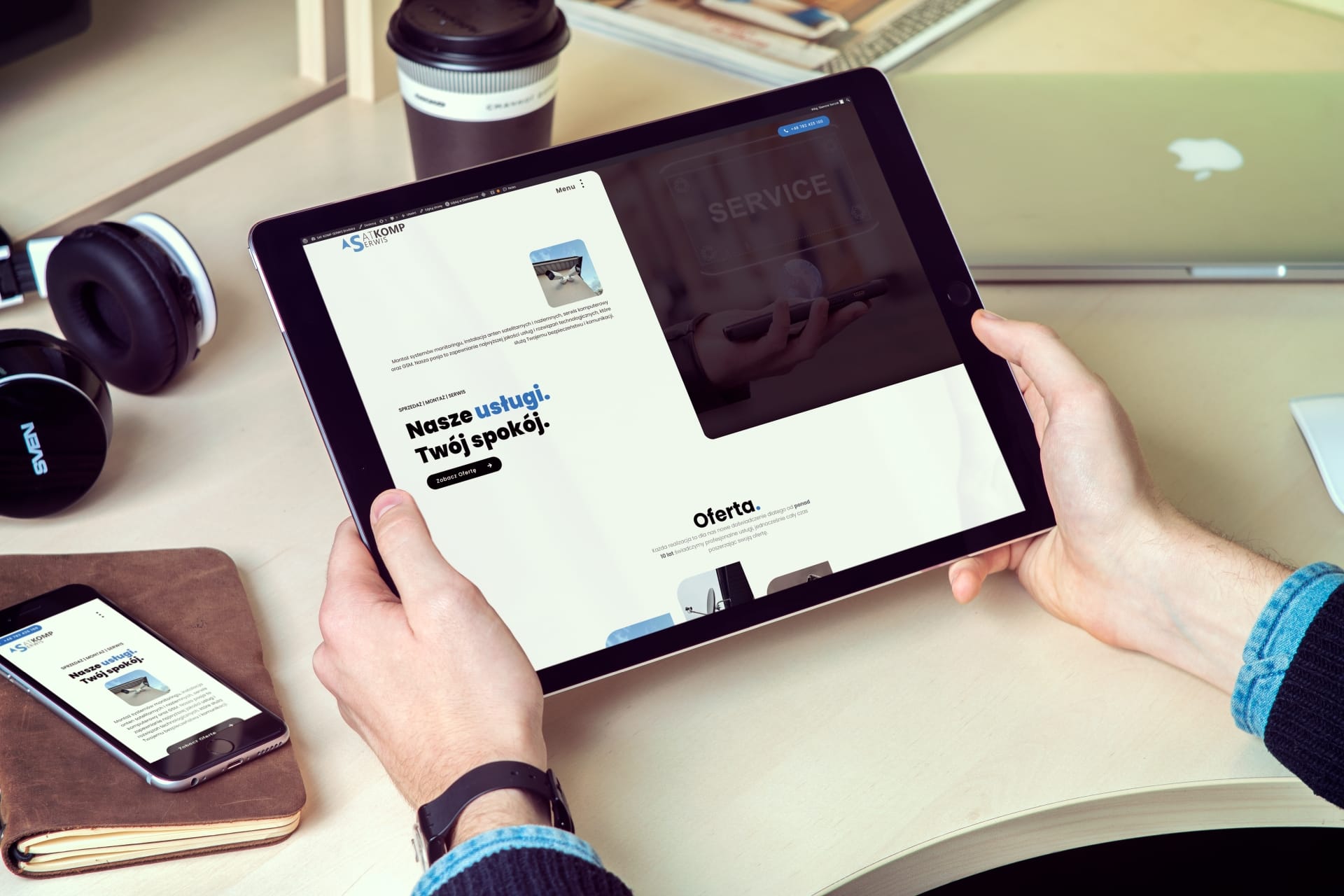 Strona internetowa dla SAT-KOMP-SERWIS