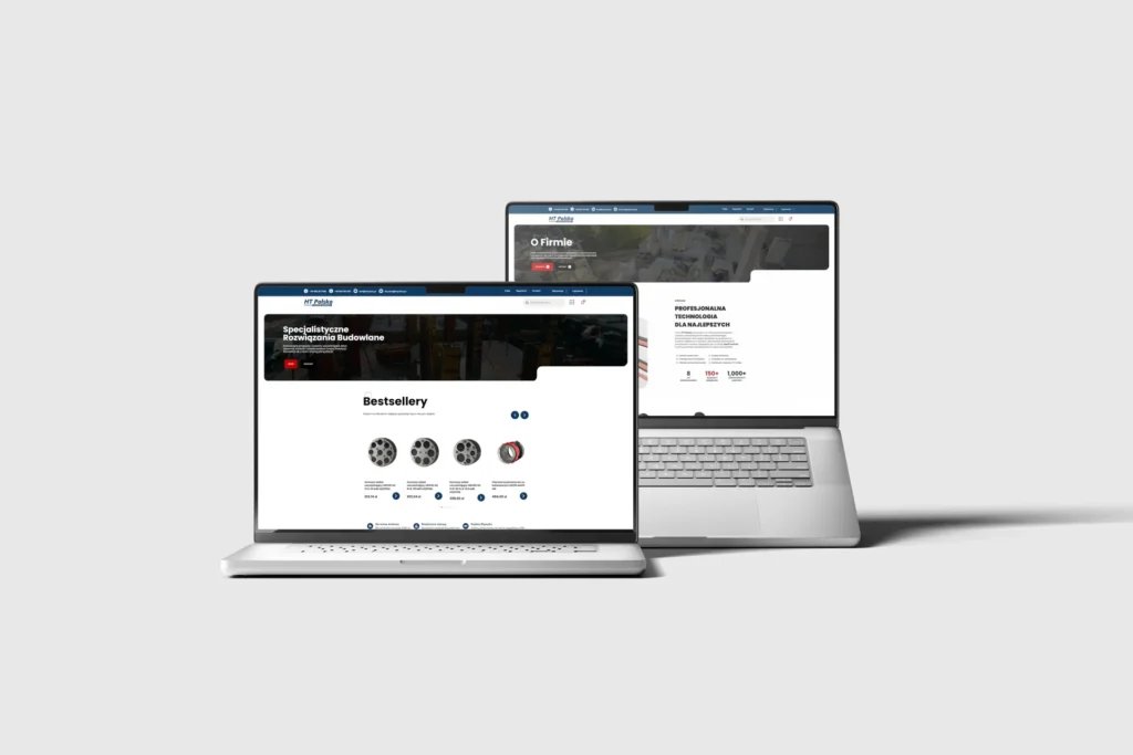 Realizacja - HT Polska - Sklep Internetowy - Mockup