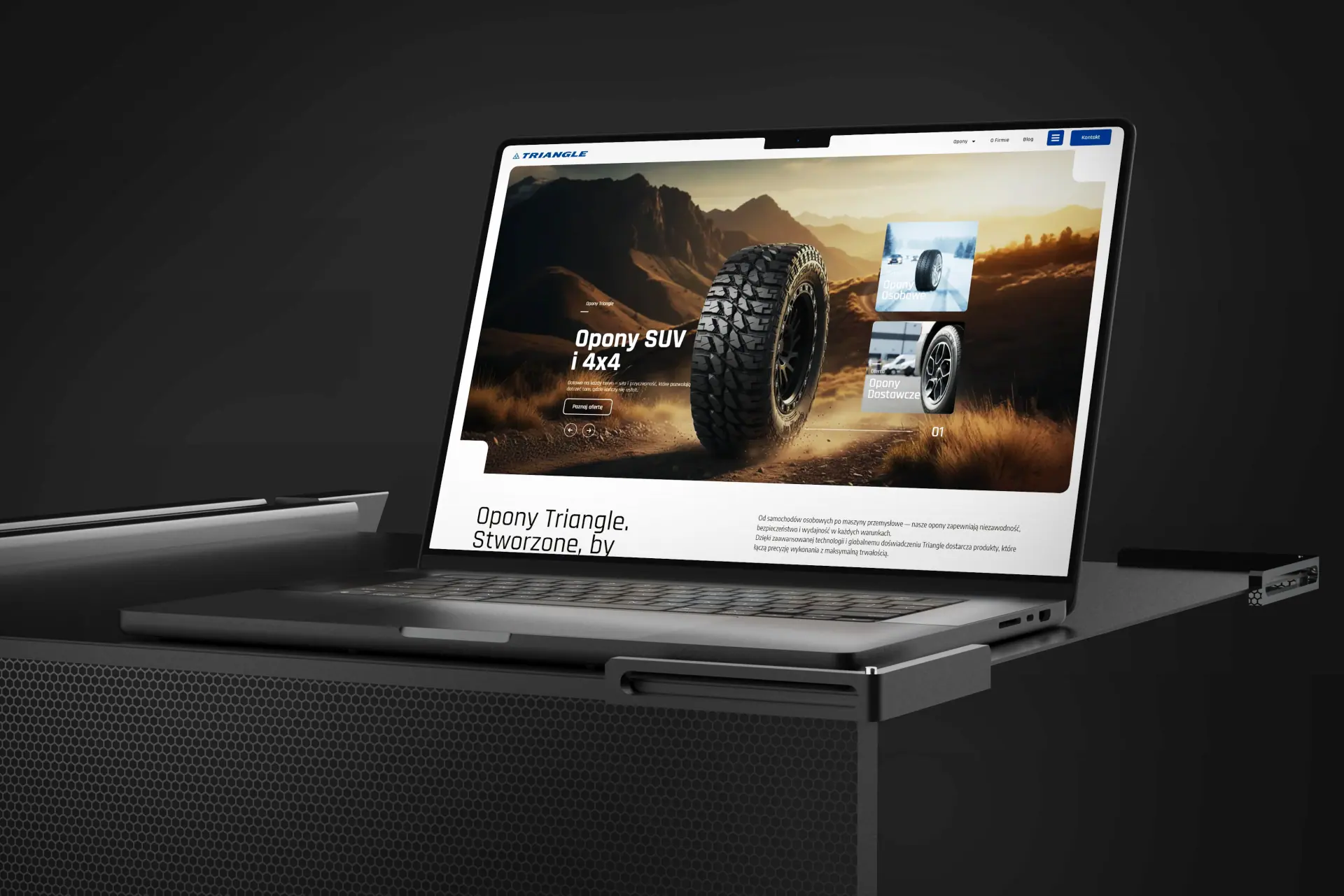 Realizacja - TriangleOpony.pl - Mockup