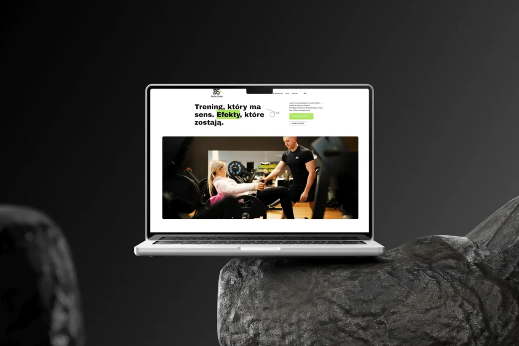 Realizacja - trenerdamianszuba.pl - mockup