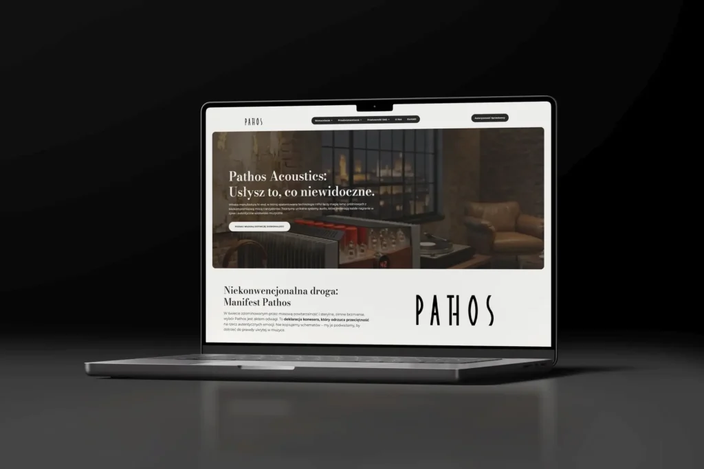 Case study - Pathos Acoustic - Mockup