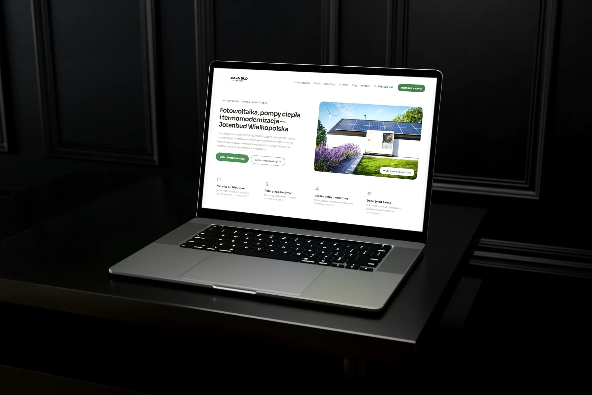 Realizacja - Jot-eN BUD - Mockup